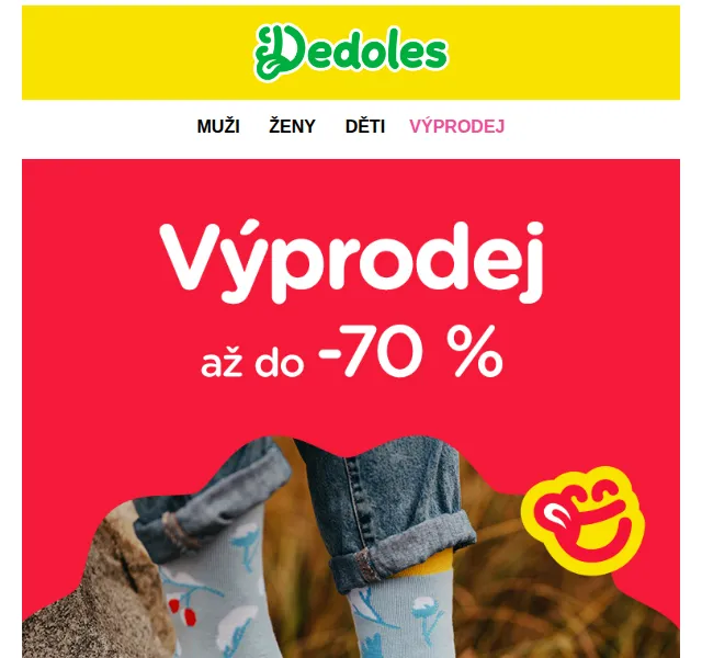 Dedoles.cz: Výprodej až -70 % – červenec 2026 | Nuslet.cz