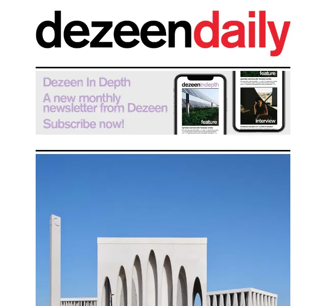 Dezeen Daily: Novinky z architektury a designu – červen 2026 | Nuslet.cz