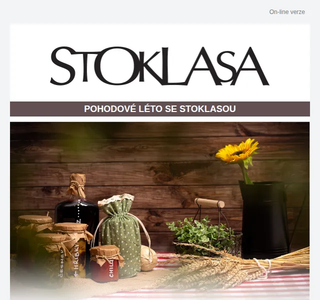 Stoklasa: Stylové doplňky na chatu – sleva až 40 % | červenec 2026 | Nuslet.cz