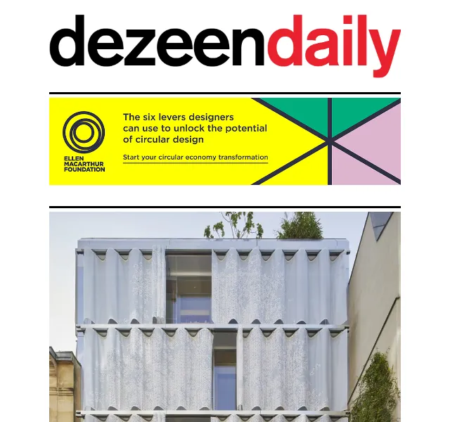 Dezeen Daily: Architektonické novinky – červen 2026 | Nuslet.cz