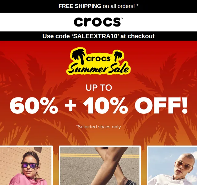 Crocs: Sleva 60 % + extra 10 % – výprodej červenec 2026 | Nuslet.cz