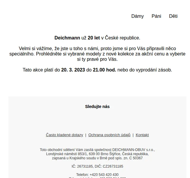 DEICHMANN: Vybrané modely se slevou – červen 2026 | Nuslet.cz