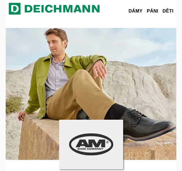 DEICHMANN: AM SHOME pánská obuv od 909 Kč – červenec 2026 | Nuslet.cz