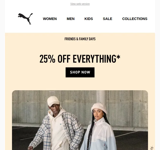 PUMA: 25% sleva pro Friends & Family – červen 2026 | Nuslet.cz