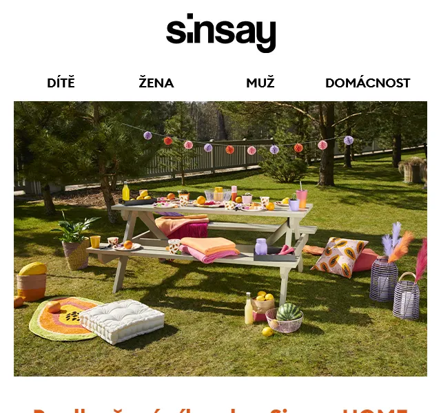 Sinsay: grilování a piknik – červen 2026 | Nuslet.cz