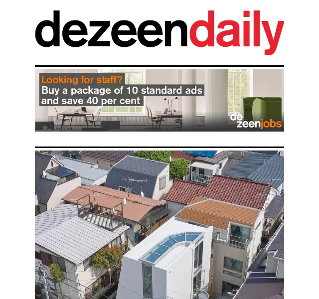Dezeen Daily: Novinky z architektury – červen 2026 | Nuslet.cz