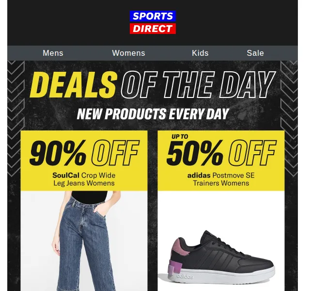 Sportsdirect: Džíny za 3,49 £ – sleva 90 % – červenec 2026 | Nuslet.cz