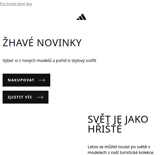 Adidas: Nová letní kolekce a adicolor – červenec 2026 | Nuslet.cz