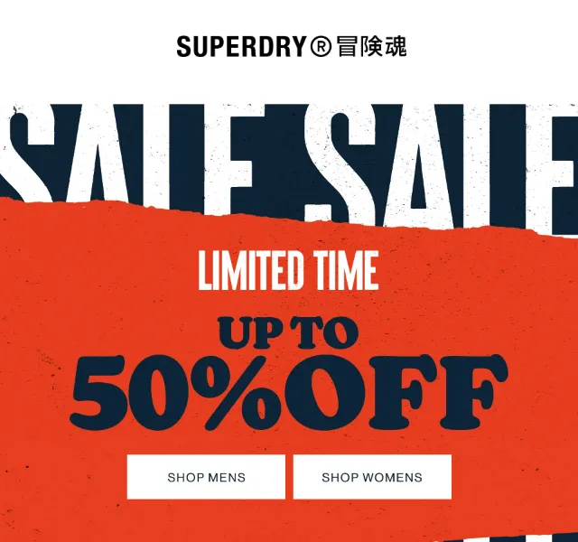 Superdry: SLEVA AŽ 50 % – červen 2026 | Nuslet.cz