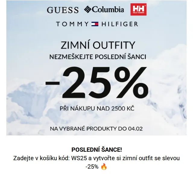 Modivo: sleva -25 % na zimní kolekci – červenec 2026 | Nuslet.cz