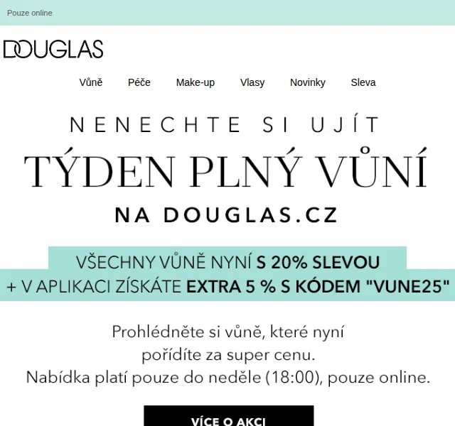 Douglas CZ: Fragrance Week – parfémy až s 25% slevou – září 2026 | Nuslet.cz
