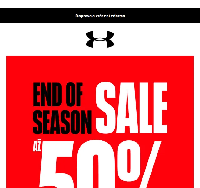 Under Armour: slevy až 50 % na mikiny, tepláky i boty – červen 2026 | Nuslet.cz