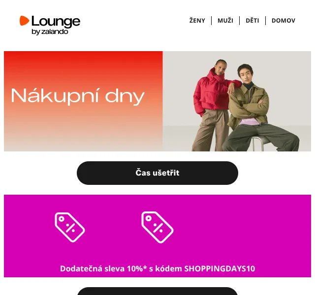 Lounge by Zalando: +10% sleva ONLY, Napapijri – říjen 2026