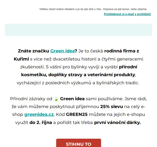 Výprodej povlečení: 25% sleva na Green idea – červenec 2026 | Nuslet.cz