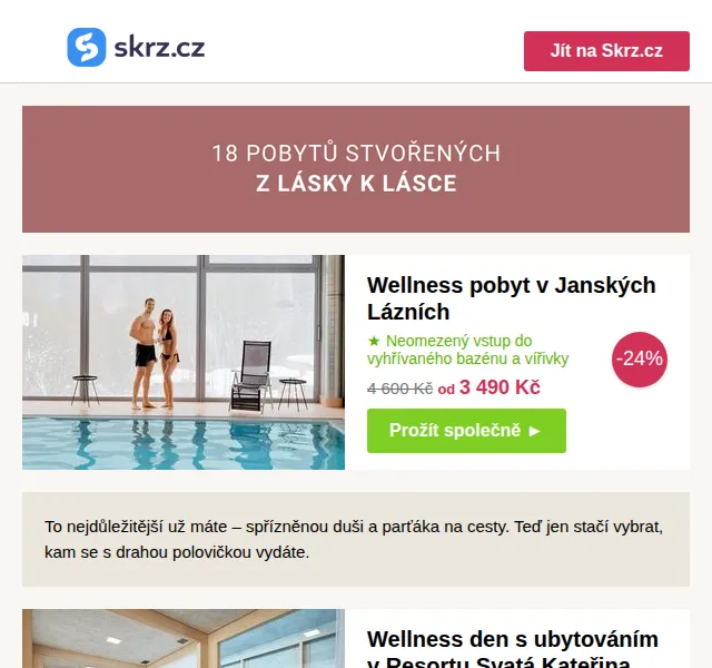 Skrz.cz: Wellness pobyty s koupelí pod širým nebem – červen 2026 | Nuslet.cz