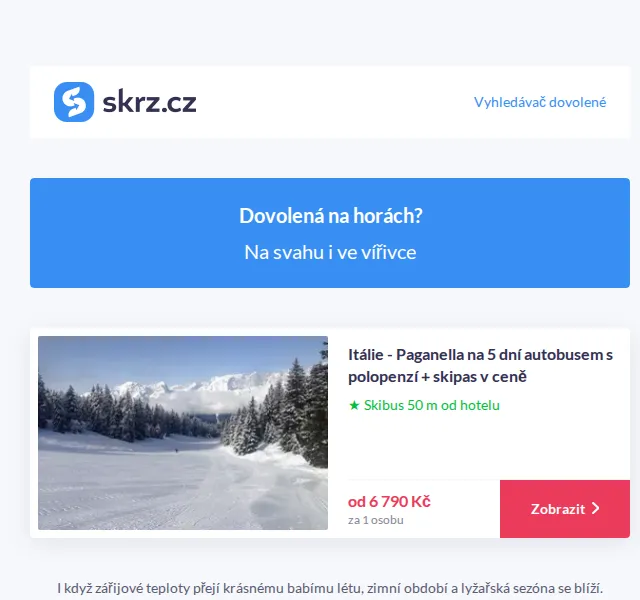 Vánoce na Skrz: First minute lyžování v Rakousku od 4 170 Kč – červenec 2026 | Nuslet.cz