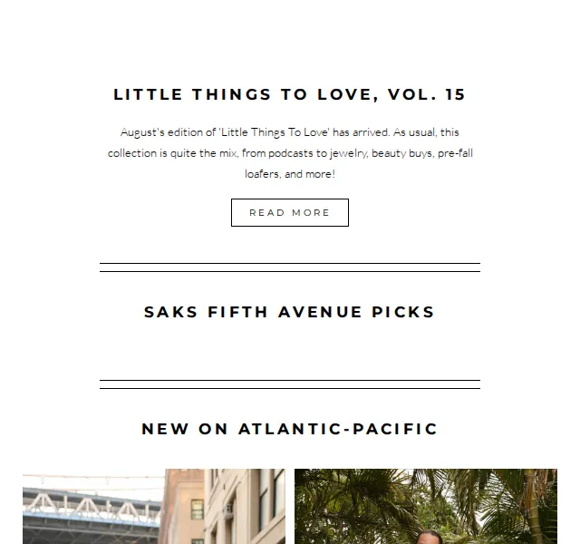 Atlantic-Pacific: Little Things to Love – srpen 2026 | Nuslet.cz