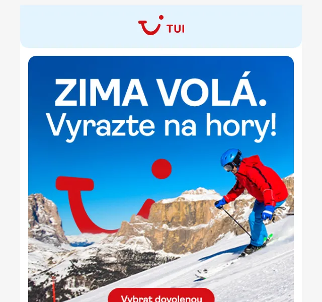 TUI: Lyžařské zájezdy na hory – září 2026