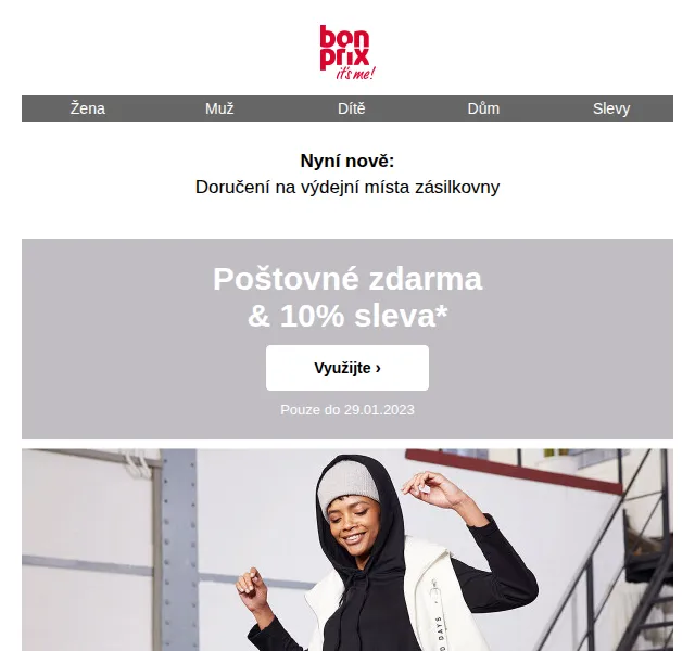 Bonprix 10% sleva a poštovné zdarma – červen 2026 | Nuslet.cz