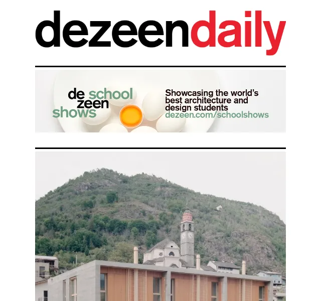 Dezeen Daily: Architektonické novinky – červenec 2026 | Nuslet.cz