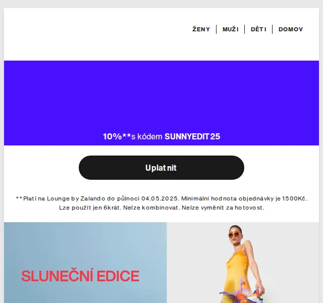 Lounge by Zalando: Jordan & Salomon sleva 10 % – duben 2026