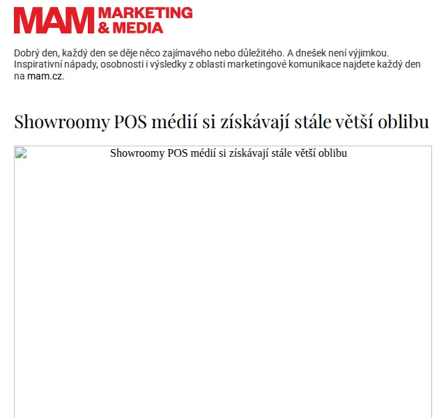 Marketing & Media: MAM zprávy – červenec 2026 | Nuslet.cz