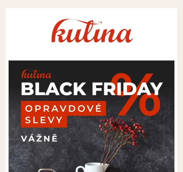 KULINA.cz: Black Friday slevy až 50 % na kuchyňské nádobí – listopad 2022 | Nuslet.cz