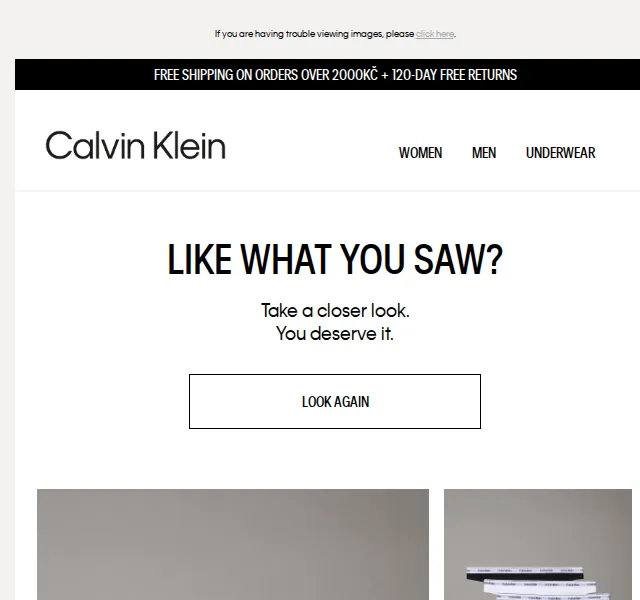 Calvin Klein: Doprava zdarma + 120denní vrácení – červen 2026 | Nuslet.cz
