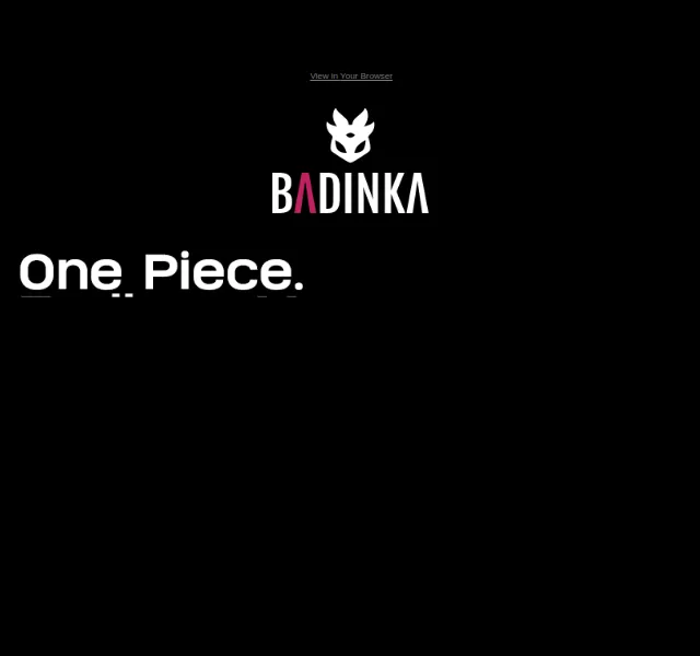 BADINKA: One Piece Rave Gear – červenec 2026 | Nuslet.cz