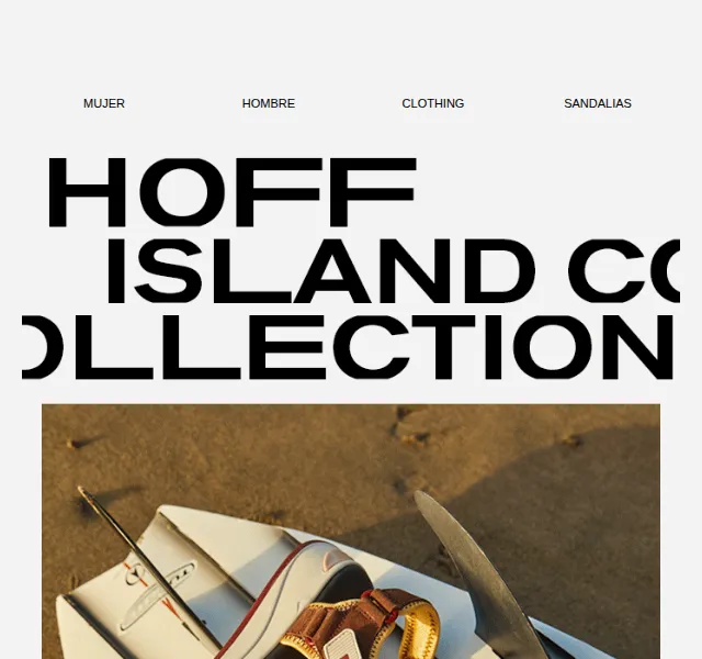 HOFF: Island Collection – sandály s platformou – červen 2026 | Nuslet.cz
