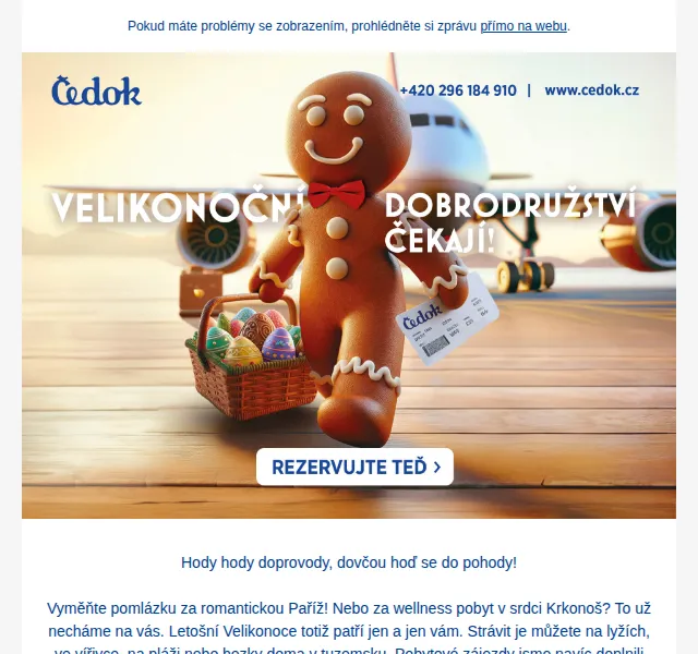 Čedok: Velikonoční zájezdy 5x jinak – červen 2026 | Nuslet.cz