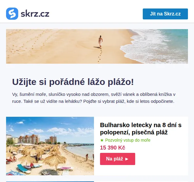 Skrz: Last minute dovolená u moře – červenec 2026 | Nuslet.cz