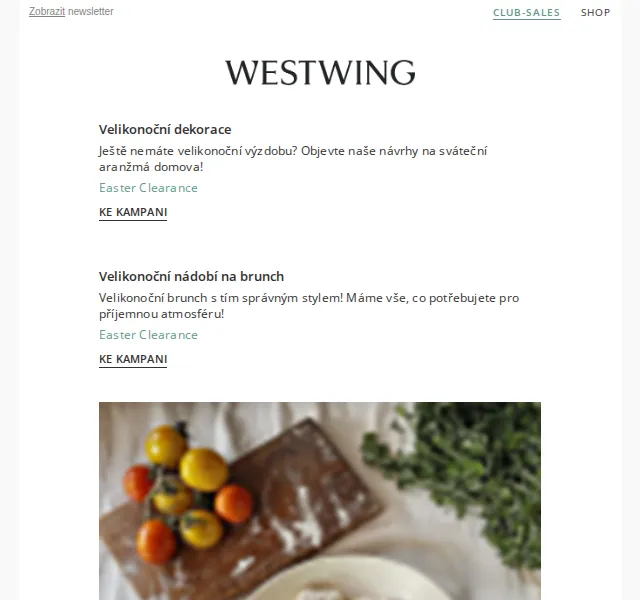 Westwing: Až -40 % na velikonoční dekorace – červenec 2026 | Nuslet.cz