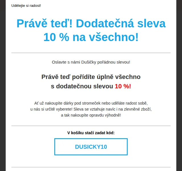 czbikero: Dodatečná sleva 10 % na vše – říjen 2022 | Nuslet.cz