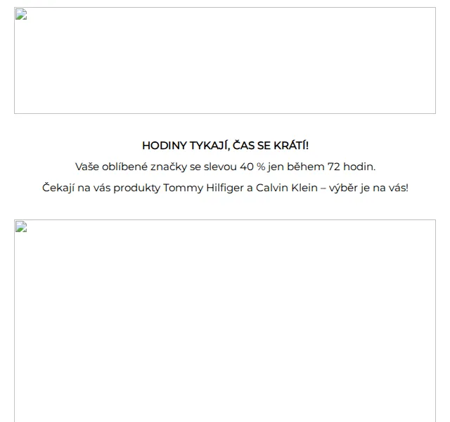 ANSWEAR.cz: Tommy Hilfiger & Calvin Klein -40 % – červen 2026 | Nuslet.cz