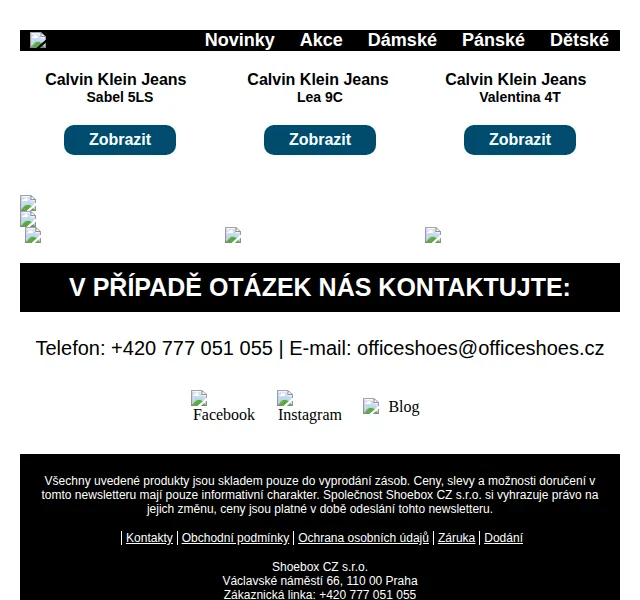 Office Shoes: Nová kolekce Calvin Klein Jaro/Léto 2026 – červenec 2026 | Nuslet.cz