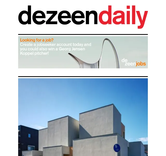 Dezeen Daily: Novinky z architektury a designu – červenec 2026 | Nuslet.cz