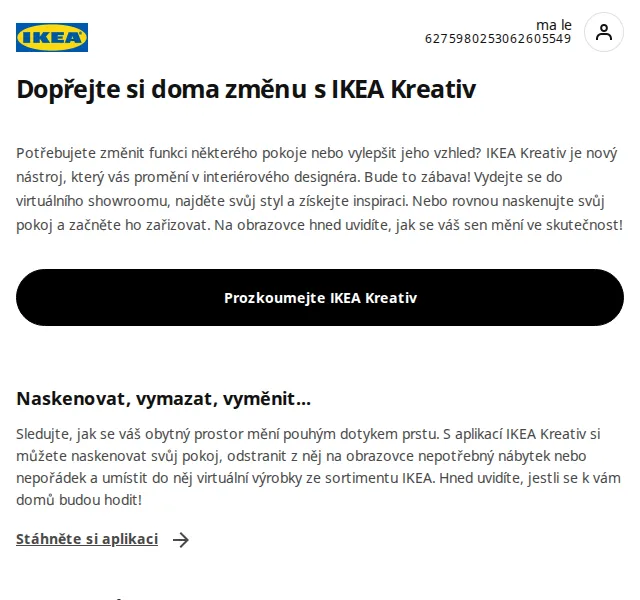 Ikea: IKEA Kreativ designér a sleva kuchyně 10 000 Kč – červenec 2026 | Nuslet.cz