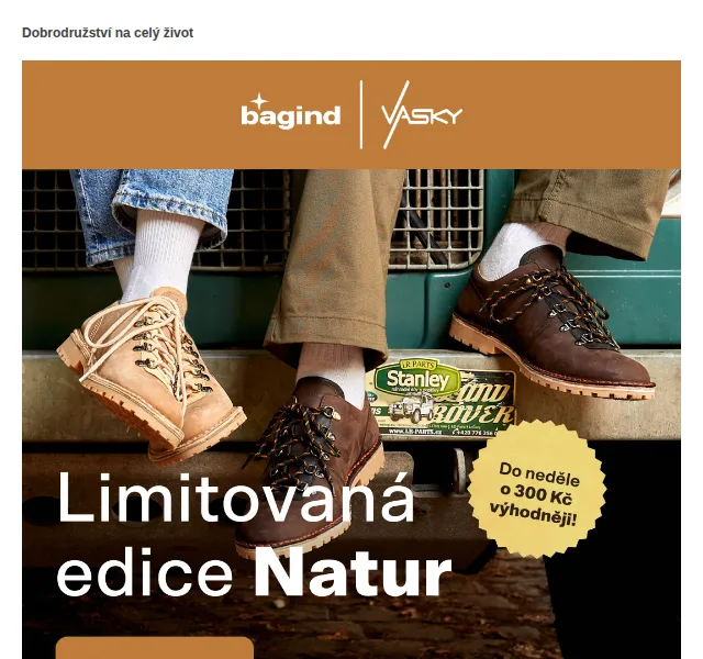 Bagind: Limitovaná edice Bagind x Vasky – červenec 2026 | Nuslet.cz