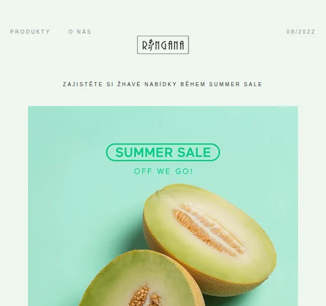 RINGANA Summer Sale: -20 % na vybrané produkty – srpen 2022 | Nuslet.cz