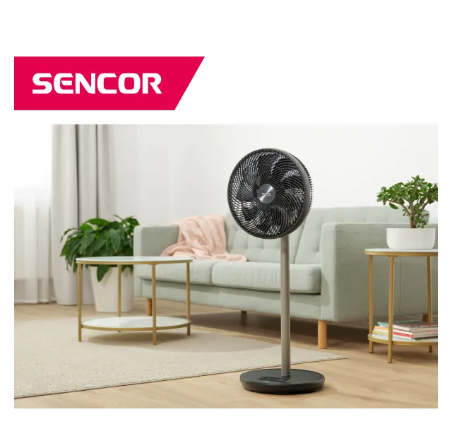 Sencor: sleva až 30 % na ventilátory a klimatizace – červenec 2026 | Nuslet.cz