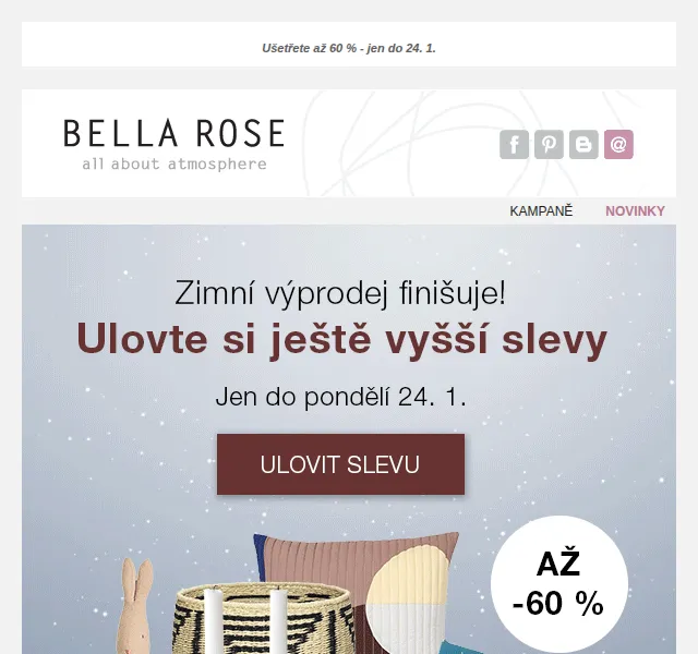 Bella Rose: Výprodej až 60% – leden 2026 | Nuslet.cz