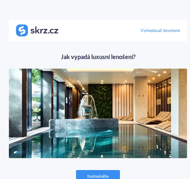 Vánoce na Skrz: Lenošení v 5* hotelu už od 2 980 Kč – červenec 2026 | Nuslet.cz