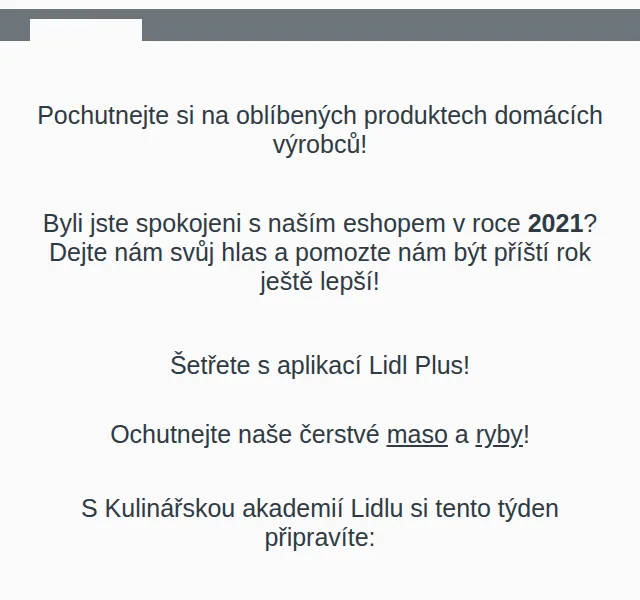 Lidl: Oblíbené produkty domácích výrobců – leden 2022 | Nuslet.cz