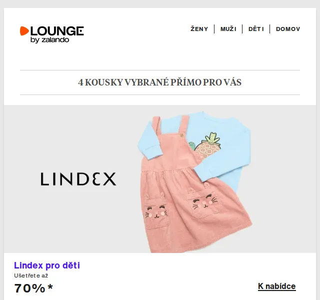 Lounge by Zalando: Lindex, ECCO, Champion sleva až 80 % – červenec 2026 | Nuslet.cz