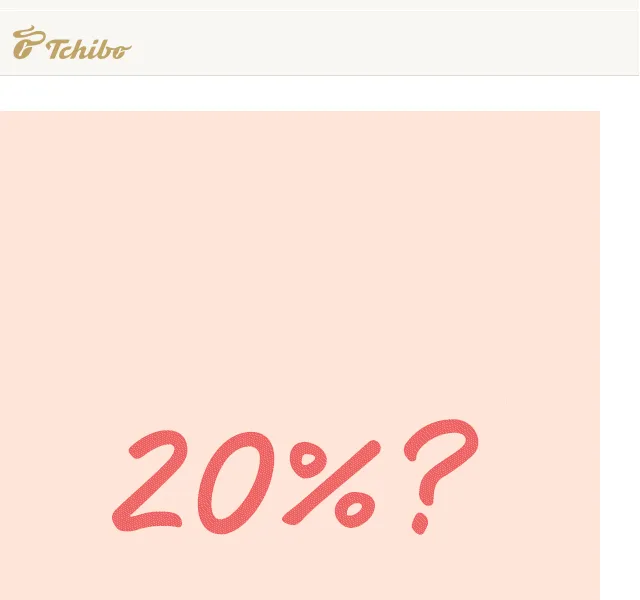 Tchibo: sleva 10–25 % na veškerý sortiment – duben 2026