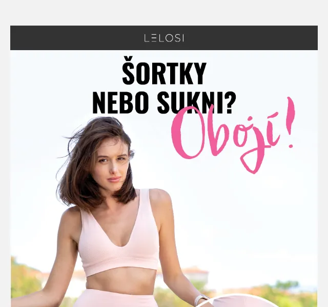 LELOSI: Skorty a AirMesh tepláky – červen 2026 | Nuslet.cz