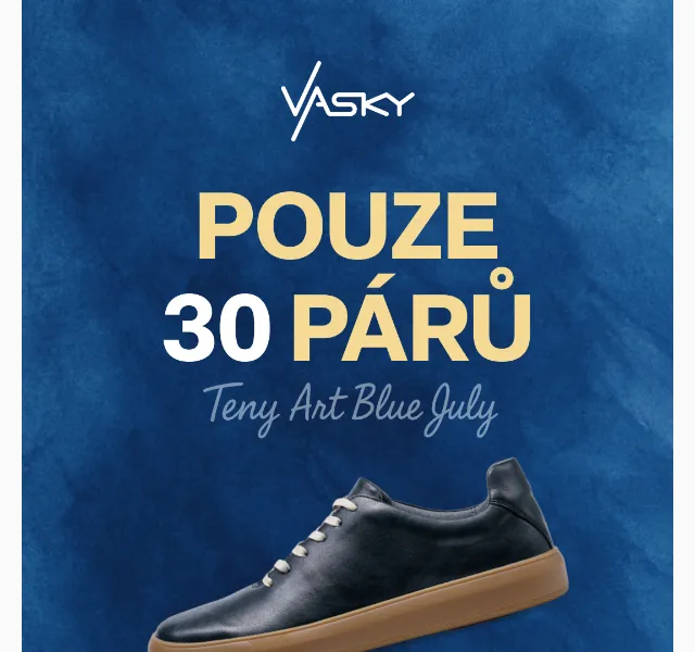 Vasky: Teny Art Blue July limitka 30 párů – červenec 2026 | Nuslet.cz