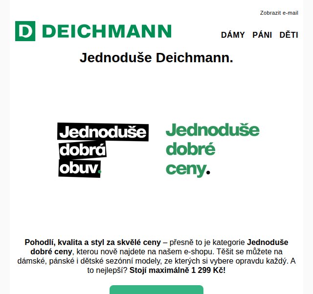 Deichmann: Obuv až do 1299 Kč – Duben 2026 | Nuslet.cz