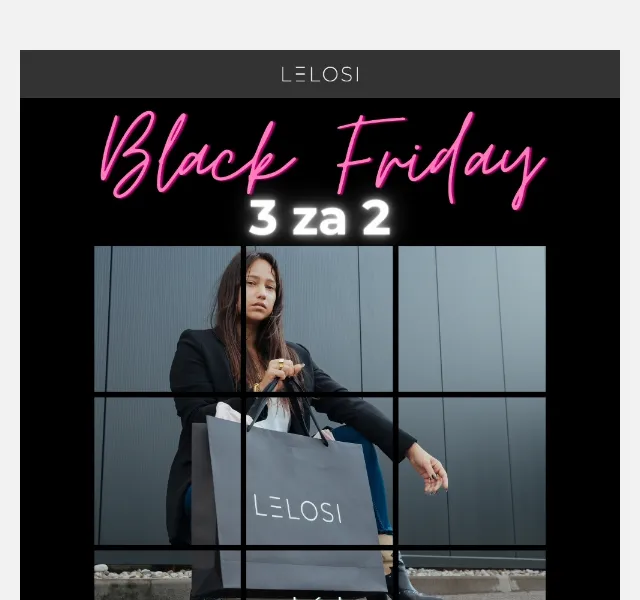 LELOSI: 3 za 2 Black Friday – červenec 2026 | Nuslet.cz